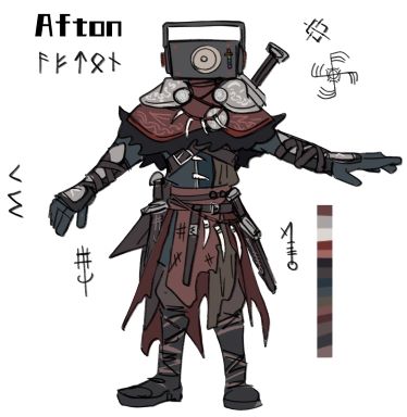 Viking cloth design for Afton